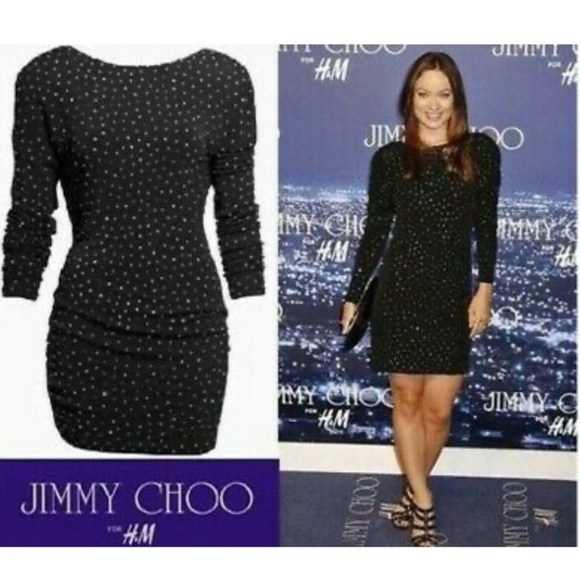Jimmy Choo for H&M Rhinestone Dress - Size Small - Picture 1 of 5